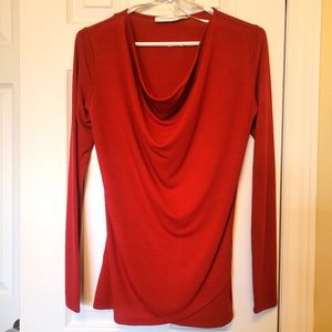 3/$50 Contemporaine Brick Red Top